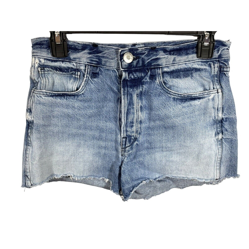 3×1 NYC Aberdeen High Rise Button Fly Cut Off Denim Shorts Sz 25